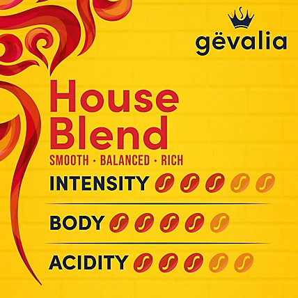 Gevalia House Blend Medium Roast 100% Arabica Ground Coffee Bag - 20 Oz - Image 7