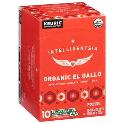 Intelligentsia El Gallo Organic K Cup Coffee - 6-10 Count - Image 1