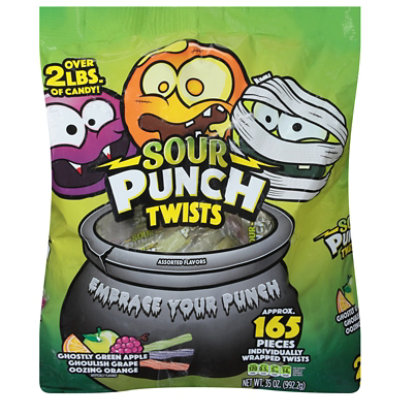 Sour Punch Halloween Individually Wrapped Gusseted Twists - 35 Oz - Image 3