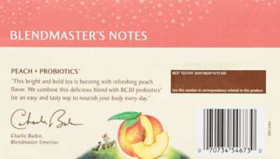Celestial Seasonings Peach And Probiotics Herbal Tea - 16 Count - Image 5
