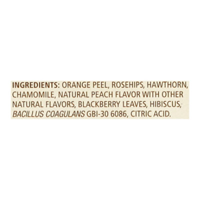 Celestial Seasonings Peach And Probiotics Herbal Tea - 16 Count - Image 4
