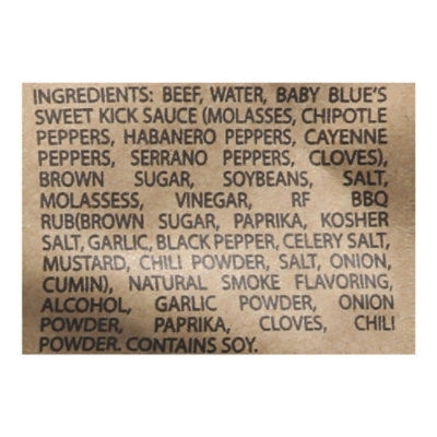 Righteous Felon Baby Blues Bbq Beef Jerky With Sweet Kick Sauce - 2 Oz - Image 5