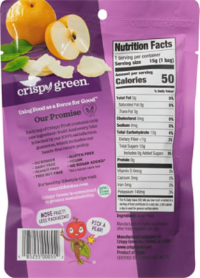 Crispy Green Crispy Fruit All Pear Single - 0.53 Oz - Image 6