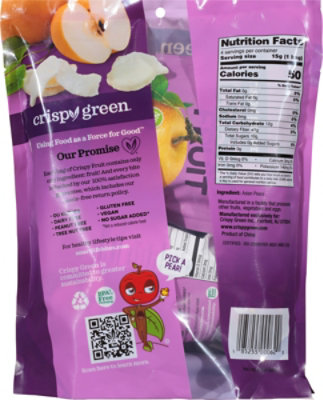 Crsipy Green Dried Fruit Pear - 2.12 Oz - Image 6