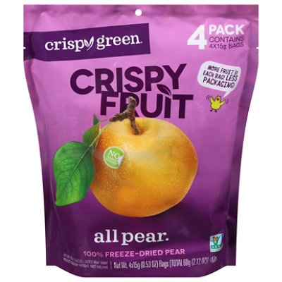 Crsipy Green Dried Fruit Pear - 2.12 Oz - Image 1