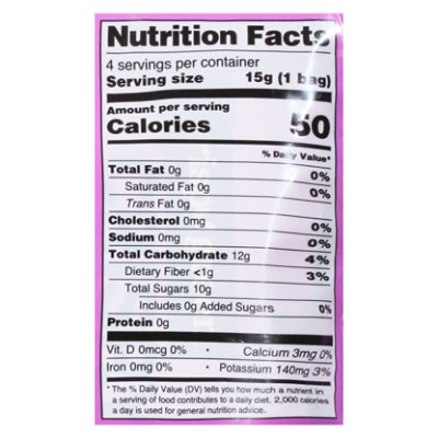 Crsipy Green Dried Fruit Pear - 2.12 Oz - Image 4