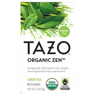 TAZO Organic Zen Tea Bag - 16 Count - Image 3