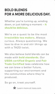 TAZO Organic Zen Tea Bag - 16 Count - Image 4