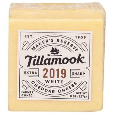 Tillamook Makers Reserve 2019 Extra Sharp White Cheddar Chunk Cheese - 8 Oz - Image 3