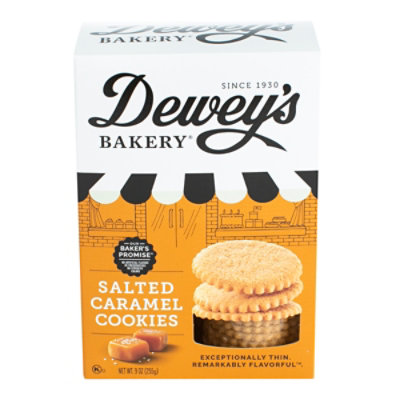 Dewey's Bakery Moravian Salted Caramel Thin Cookie - 9 Oz - Image 3