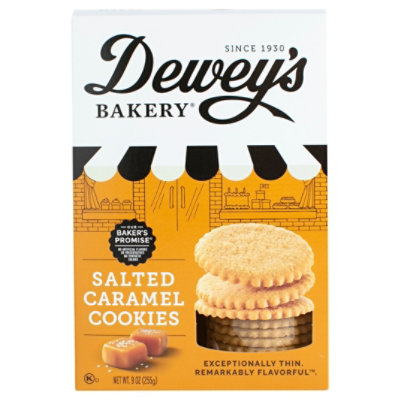 Dewey's Bakery Moravian Salted Caramel Thin Cookie - 9 Oz - Image 1