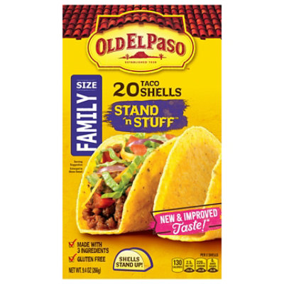 Old El Paso Stand N Stuff Taco Shells 20 Count - 9.4 Oz - Image 2