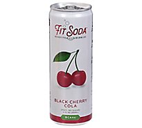 Fit Soda Black Cherry Cola - 12 Fl. Oz.