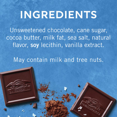 Ghirardelli Intense Dark Chocolate Squares Sea Salt 60% Cacao Bag - 4.1 Oz - Image 4