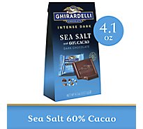 Ghirardelli Sea Salt With 60% Cacao Dark Chocolate - 4.1 Oz