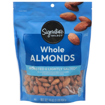 Signature SELECT Whole Lightly Salted Almonds - 16 Oz