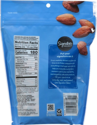 Signature SELECT Whole Lightly Salted Almonds - 16 Oz - Image 6