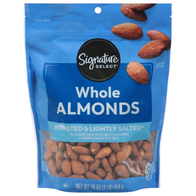 Signature SELECT Whole Lightly Salted Almonds - 16 Oz - Image 2