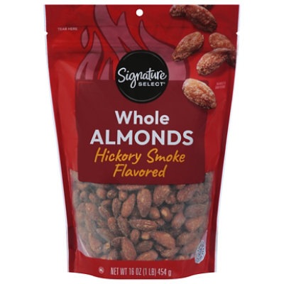 Signature SELECT Whole Hickory Smoked Almonds - 16 Oz