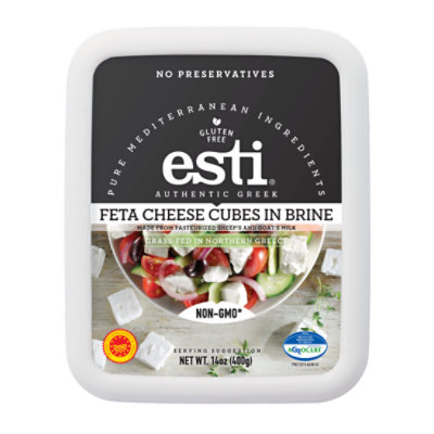 Esti Feta Sheeps Milk Cheese Cubes In Brine 14 Oz Albertsons