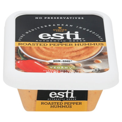 Esti Roasted Pepper Hummus - 10 Oz - Image 3