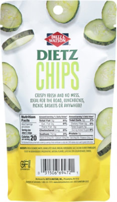 Dietz & Watson Pickle Pouch Sweet Horseradish Chips - 3 Oz - Image 6