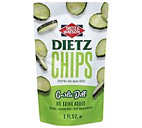Dietz And Watson Pickle Pouch Dill Chips - 3 OZ