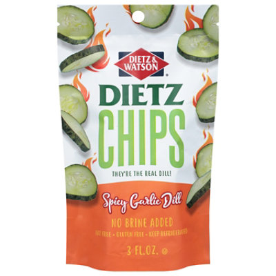 Dietz & Watson Pickle Pouch Hot Chips - 3 Oz - Image 2