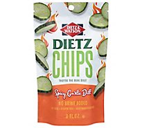 Dietz And Watson Pickle Pouch Hot Chips - 3 OZ