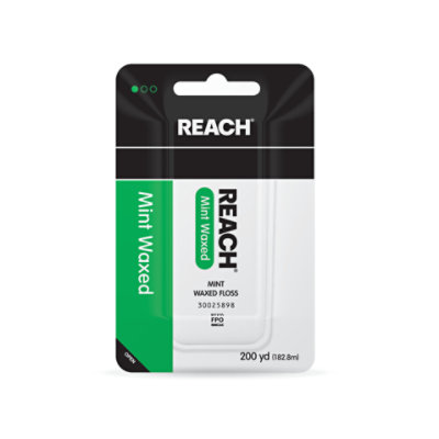 Reach Mint Flavored Waxed 200 Yards Dental Floss - Each - Image 1