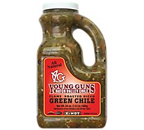 Young Guns Hatch Valley Flame Extra Hot Roasted Green Chile - 24 Oz