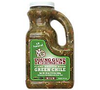 Young Guns Hatch Valley Flame Mild Roasted Green Chile - 24 OZ