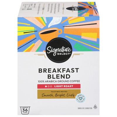 Signature SELECT Coffee Pod Breakfast Blend - 36 Count - Image 2