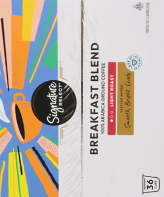 Signature SELECT Coffee Pod Breakfast Blend - 36 Count - Image 4