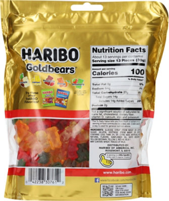 Haribo Goldbears Stand-up Resealable Bag - 14 Oz - Image 5