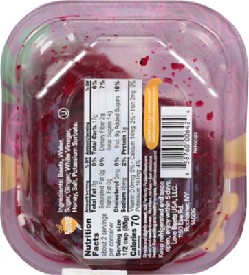 Love Beets Pickled Sliced Honey Ginger Flavored Beet - 6.5 Oz - Image 6