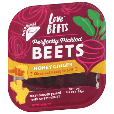 Love Beets Pickled Sliced Honey Ginger Flavored Beet - 6.5 Oz - Image 2