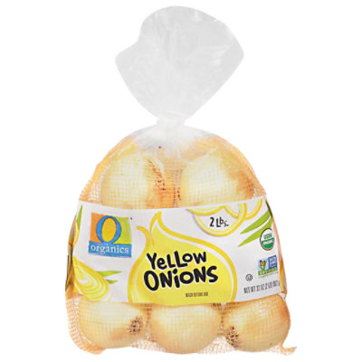 Onions Yellow Organic - 2 LB - Image 1