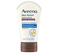 Aveeno Skin Relief Intense Moisture Hand Cream With Oat - 3.5 Oz