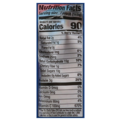 O Organics Baby Food Banana Yogurt Blueberries Oats Pouch - 4 OZ - Image 3