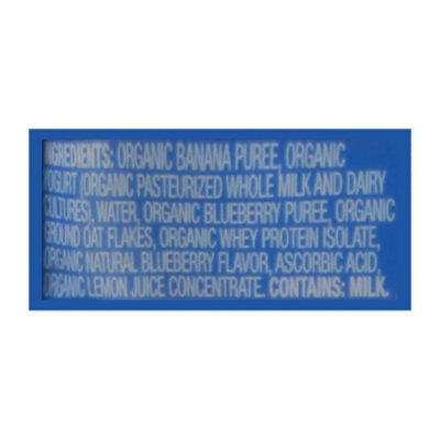 O Organics Baby Food Banana Yogurt Blueberries Oats Pouch - 4 OZ - Image 4