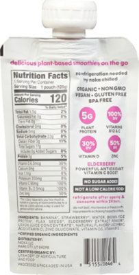 Noka Organic Banana Strawberry Fruit Smoothie - 4.22 Oz - Image 5