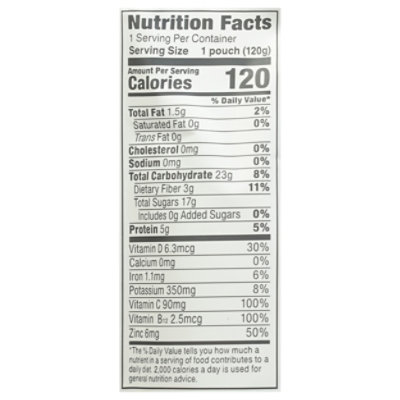 Noka Organic Banana Strawberry Fruit Smoothie - 4.22 Oz - Image 3