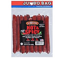 Old Wisconsin Twisted Link Hot Spicy Snack Sticks - 14 OZ