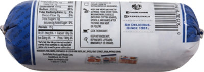 Farmer John Pork Sausage Roll Original - 16 Oz - Image 5