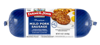 Farmer John Pork Sausage Roll Original - 16 Oz - Image 1