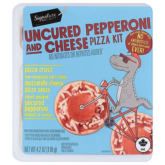 Signature SELECT Uncured Pepperoni And Cheese Pizza Kit  Oz - Vons