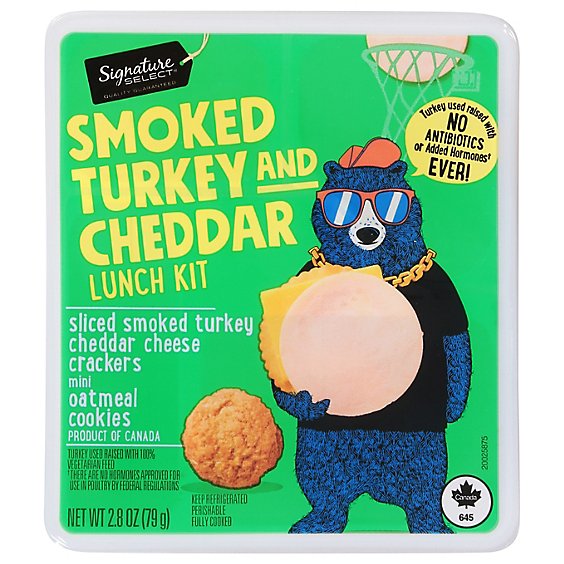 Signature SELECT Smoked Turkey And Cheddar Lunch Kit - 2.8 Oz