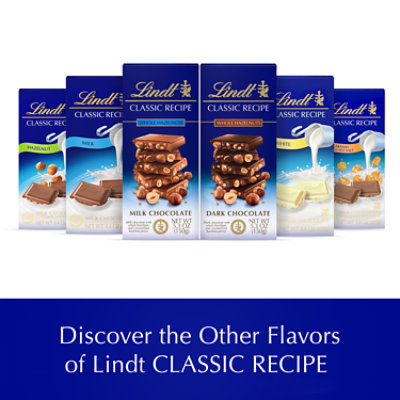 Lindt CLASSIC RECIPE Whole Hazelnut Dark Chocolate Candy Bar - 5.3 Oz - Image 5