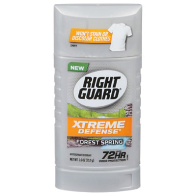Right Guard Xtreme Forest Spring Antiperspirant Deodorant - 2.6 Oz - Image 1